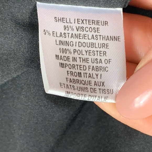 MILLY Blue Brushstroke Print V-Neck Sheath Work Career Office Midi Dress - Picture 13 of 15